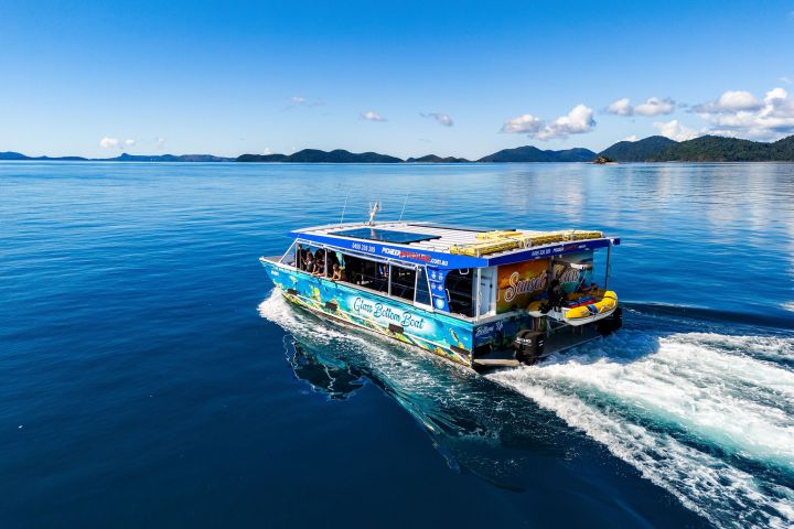 a small boat in a large body of water